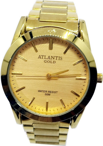 Relógio Atlantis Masculino Linha Gold G3257