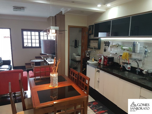 Imagem 6 de 30 de Sobrado Para A Venda Na Villa Scarpelli Em Santo André - Sp. - So00289 - 69510877