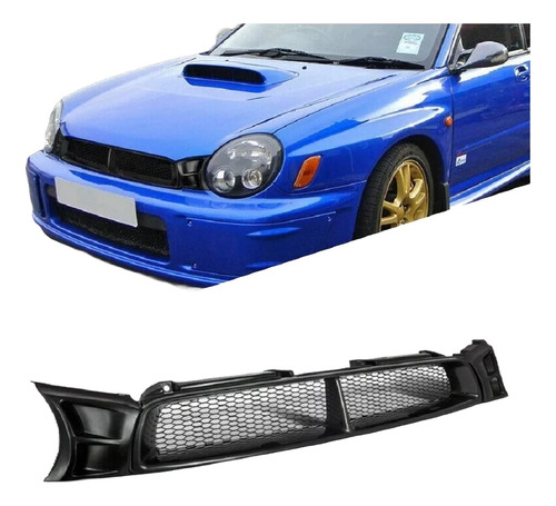 Parrilla De Malla Negra Subaru Impreza Wrx Sti 2002 - 2003