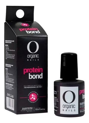 Protein Bond Preparador Base Uñas Acrilico O Gel By Organic Color Transparente