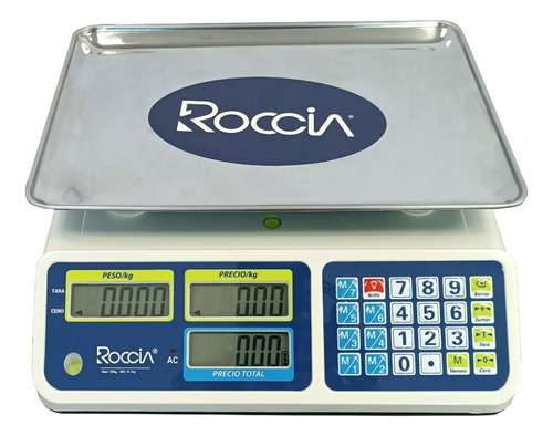 Balanza Digital Alta Precision Bandeja 30kg P021 Roccia Xavi