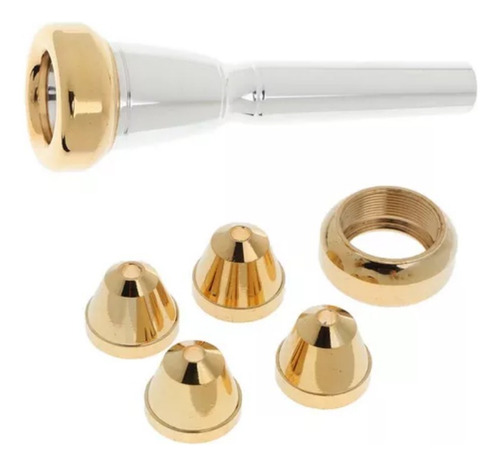 1 Set Trompeta Boquilla Con Copas De Cabeza 3c 2c 7c 3b 2b
