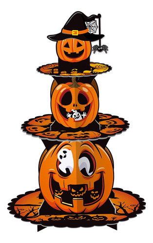 Soporte De Cupcakes De Halloween Soporte De Exhibición De