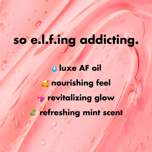 Óleo Labial Elf Glow Reviver Rose Envy Hidratante