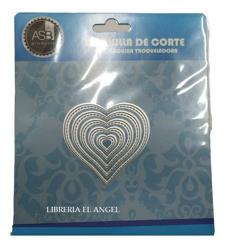 Set Troqueles Corazones Corte 5 Piezas 15mm A 70mm Mod 9015