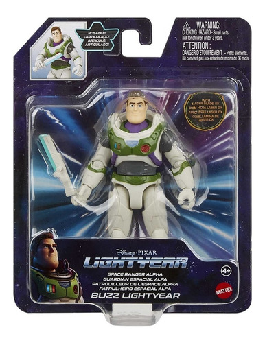 Figura Buzz Lightyear Guardián Espacial Alfa 12cm - Lanús