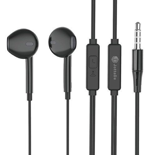 Auriculares Jd Music In Ear Stereo 3.5mm Cable Negro 