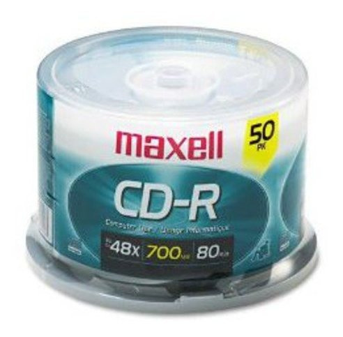 Cds Grabables Maxell Max648250 Soporte Grabable En Cd, Cd-r,