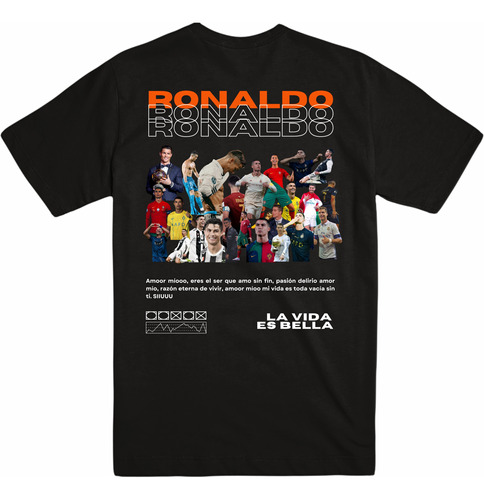 Playera Premium Cr7 Cristiano Ronaldo