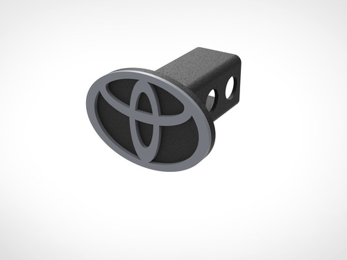 Cubre Gancho Enganche Pesado Trailer Toyota Logo 50x50