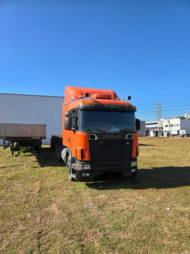 Carreta Porta Container E Cavalo Mecânico Scania