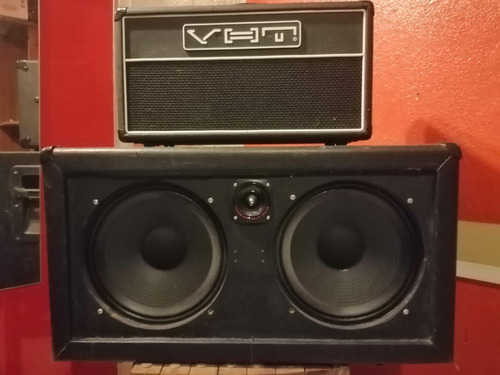 Amplificador Guitarra : Cabezal A Tubos Vht + Gabinete 2x12.