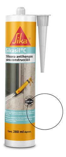 Sikasil C Sellante De Silicona Neutra Transparente 280ml