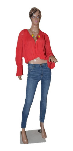 Rosh Blusa  Modelo Candelaria Color Roja