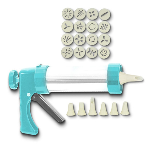 Imagem 6 de 7 de Kit Confeiteiro Bolo Cupcake Pistola Confeitaria Acessórios