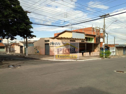 Imagem 2 de 11 de Salão À Venda Com 2 Casas E 281 M² - Jardim Denadai - Sumaré/sp - Sl0870