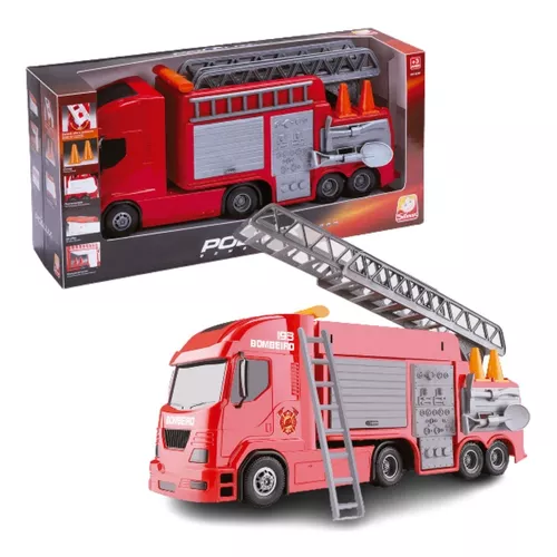 Caminhão Brinquedo de BOMBEIROS Plástico FIREFIGHTER infantil