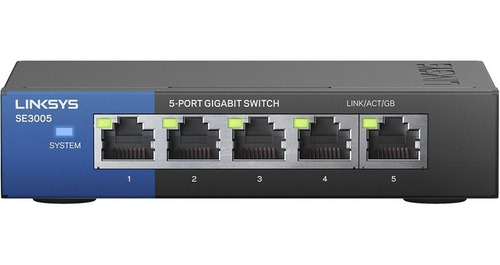 Switch Gigabit 5 Puertos Linksys Se3005 1000 Mbps