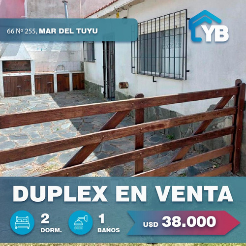 Duplex En Venta En Mar Del Tuyu.