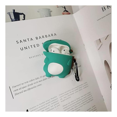 Compatible Con Funda De Dinosaurio Para Airpod 1 Y 2