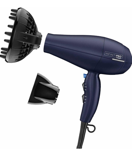 Secador De Cabello Infinitipro By Conair 1875 Watt, 600r Color Azul oscuro 110V/220V