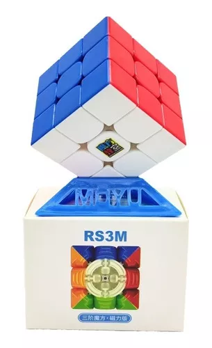 Cubo Mágico Magnético Profissional Moyu Rs3m Stickerless - Cubo