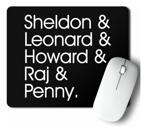 Mouse Pad The Big Band Theory (d0223 Boleto.store)