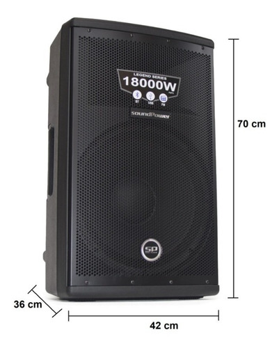 Imagen 2 de 9 de Cabina Activa Soundpower L315d-plus 15 18000w La + Poderosa