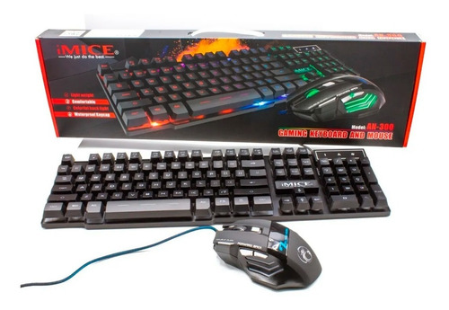 Imagen 4 de 4 de Combo Kit Gamer Rgb Teclado Semimecanico Mouse Pro 7 Botones