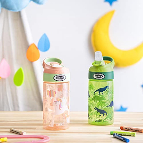 Zak Designs Riverside - Botella De Agua Para Niños