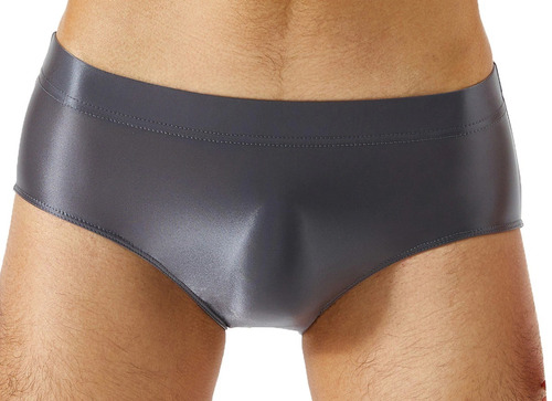 Calzón Brief Ropa Interior Satinada Tipo Seda Elástica Moda