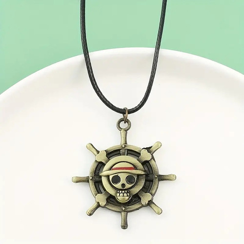 Collar One Piece Timón Anime Bandera One Piece