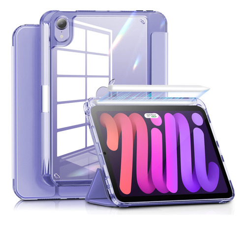 Infiland Funda Hibrida Para iPad Mini 6 (8.3 Pulgadas, 2021)