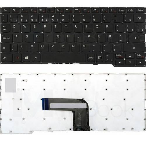 Teclado Compatível Lenovo Ideapad Yoga 2 11 2-11 20332 20428 Cor Compare Tecla Enter Idioma Leia A Descrição