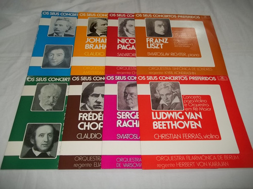 Lp Vinil - Os Seus Concertos Preferidos - 8 Discos