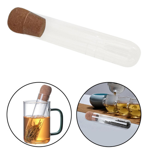 Tubo De Vidrio Infusor De Té Filtro De Infusión De Té