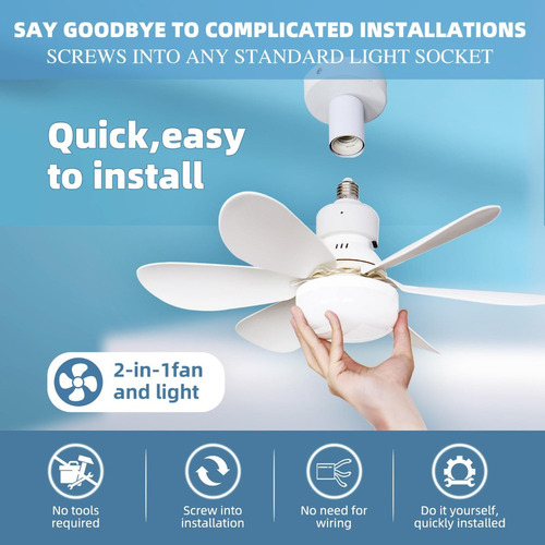 Id- Ventiladores De Techo Modernos Con Control Remoto Con