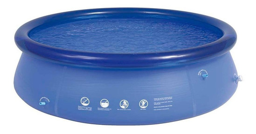 Imagem 2 de 2 de Piscina Inflável redonda Mor 001053 de 2.4m x 63cm 2400L azul