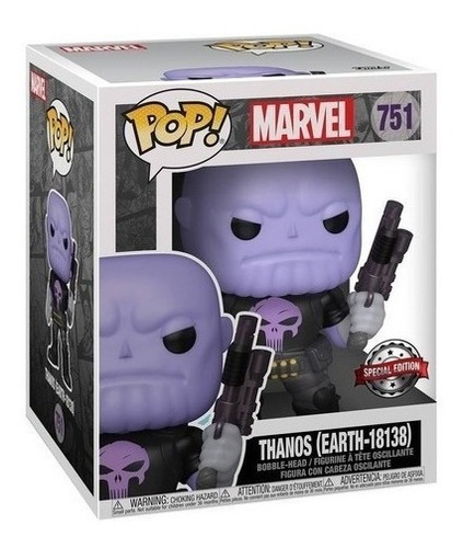 Libro - Funko Pop! Marvel -thanos (earth - 18138) - Funko Po