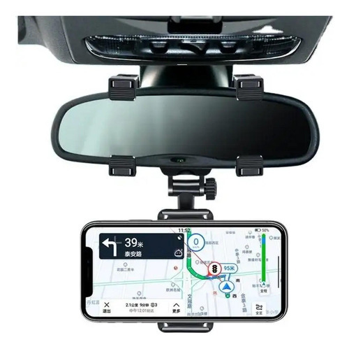 Suporte Celular Veicular 360 Articulado Retrovisor Carro