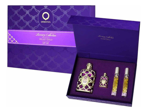 Set Orientica Velvet Gold 80ml +min 7.5+2 Min 10 Ml