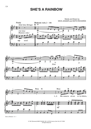 The Rolling Stones: Sheet Music Anthology.