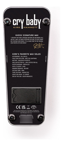 Pedal Dunlop Wah Kh95x Kirk Hammett Collection Cry Baby