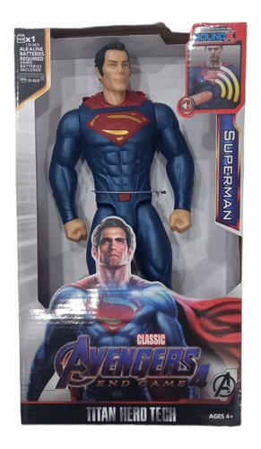 Muñeco Superman De 30 Cm