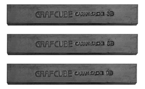 Grafito En Barra Caran D´ache Grafcube De 15 Mm 3b-6b-9b