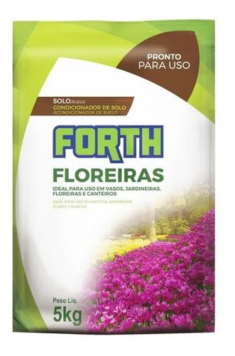 Imagem 1 de 5 de Condicionador Forth Floreira 5kg