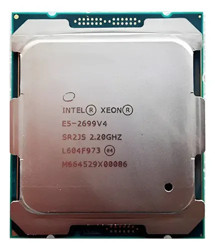 Processador Intel Xeon E5-2699 V4 22c 44t Ddr4 Oem Pull | MercadoLivre