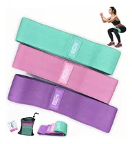 Comprar Ruge Ligas De Resistencia Para Ejercicio Tela, Bandas De Resistencia Para Hacer Ejercicio En Casa, Aparatos De Ejercicio Banda Gym En Casa, 3 Bandas Elasticas (morado, Rosa, Verde)