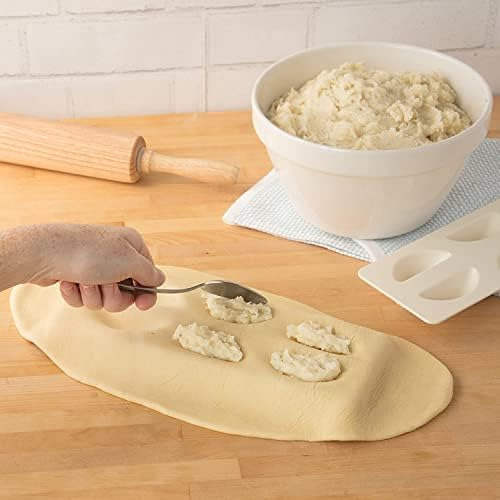 Cucinapro Pierogi Maker Con Bandeja Y Prensa Hace 6 O A La Y