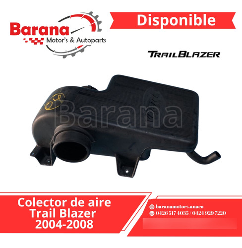 Colector De Aire Trail Blazer 2004-2008